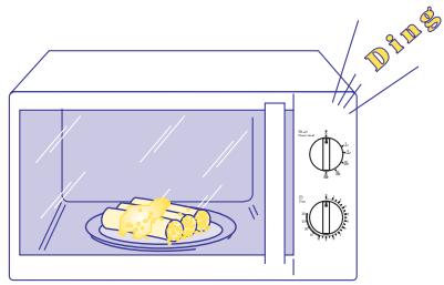 DELONGHI MW500M - Mise en marche du four avec la fonction seulement micro-ondes - 4