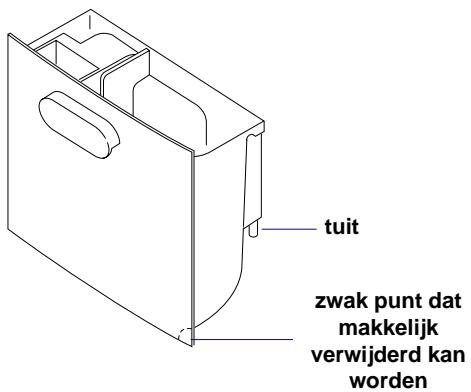 DELONGHI DD 95 - b) Continu-afvoer maar buiten - 1