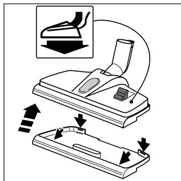 DELONGHI EVT 500 - Préparation de l'appareil comme aspirateur eau et poussières - 10