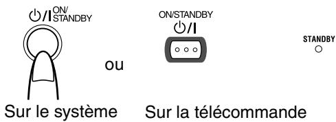JVC RV-NB20 - Appuyer sur la touche ⏻/ION/STANDBY. - 1