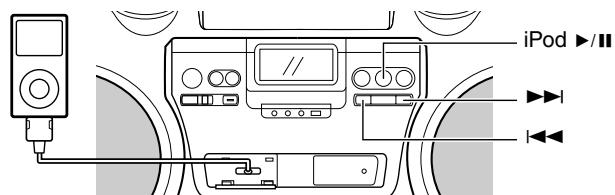 JVC RV-NB20 - Pour démarrer la lecture sur iPod - 2