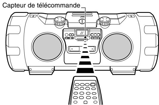 JVC RV-NB20 - ■ Mise en place des piles - 3