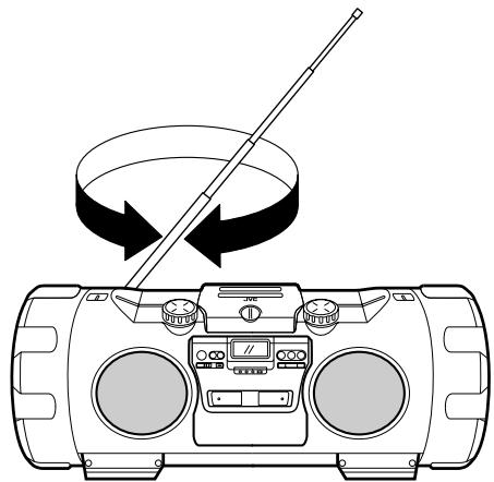 JVC RV-NB20 - Pour les émetteurs FM: - 1
