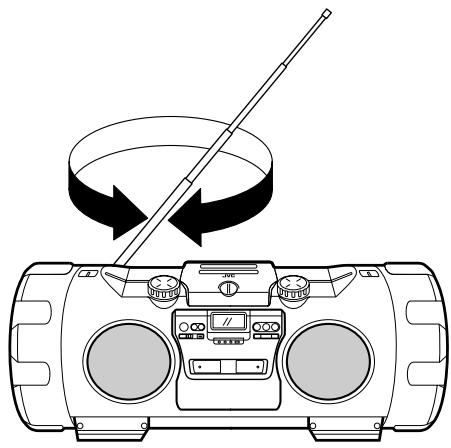 JVC RV-NB20 - Hinweis: Zum Einstellen der Empfangsbindungung - 1