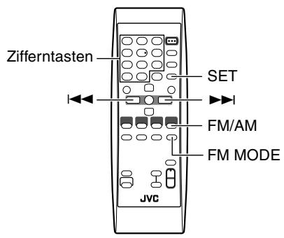 JVC RV-NB20 - Alleiniger Gebrauch der Fernbedienung - 2