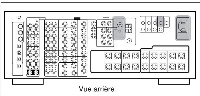 JVC RX-DP20 - Installation de l'antenne-tige RF - 1