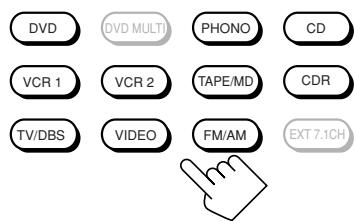 JVC RX-DP20 - Select and play a source. - 1