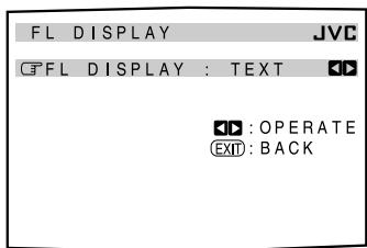 JVC RX-DP20 - Showing the Text Information on the Display—FL DISPLAY - 1