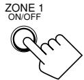 JVC RX-DP20 - Canceling the Zone 1 Operations - 1