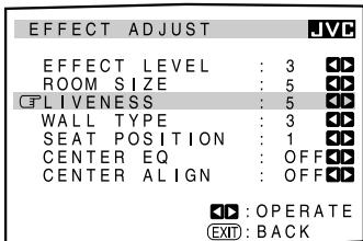 JVC RX-DP20 - Set other items on the same submenu if necessary. - 1