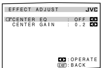 JVC RX-DP20 - Submenu items - 3