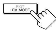 JVC RX-DP20 - Appuyez sur FM MODE. - 1
