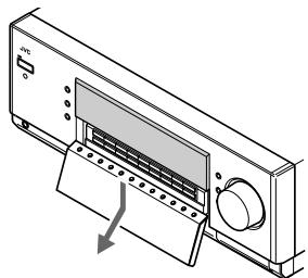 JVC RX-DP20 - Press DOOR DOWN so that you can use the other buttons inside the front door. - 3
