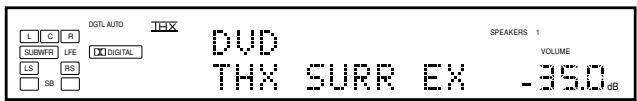 JVC RX-DP20 - Press THX to activate the THX mode. - 3