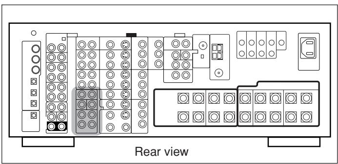 JVC RX-DP20 - Connecting a subwoofer - 1