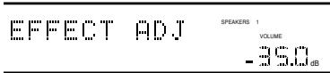 JVC RX-DP20 - Move 3 to "EFFECT ADJUST." - 2