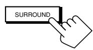 JVC RX-DP20 - To cancel the THX mode without canceling the Surround mode - 1