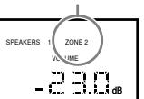 JVC RX-DP20 - Appuyez sur ZONE 2 pourmettre en service les enceintes avant de la Zone 2. - 2