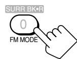 JVC RX-DP20 - Appuyez sur FM MODE. - 2