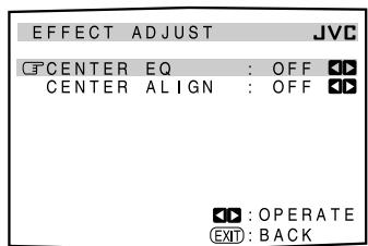 JVC RX-DP20 - Adjustment Menu Configuration - 3