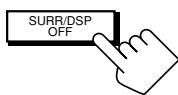 JVC RX-DP20 - To cancel the Surround mode - 1