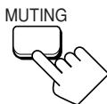 JVC RX-DP20 - Press MUTING to mute the sound through all speakers in Zone 1 and headphones connected. - 1