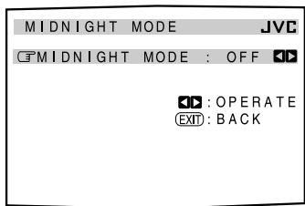 JVC RX-DP20 - Setting the Midnight Mode—MIDNIGHT MODE - 1
