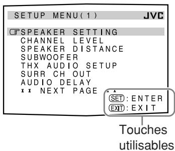 JVC RX-DP20 - Lors de l'utilisation de la télécommande: - 3