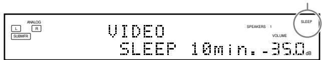 JVC RX-DP20 - Press SLEEP repeatedly. - 3