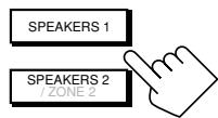 JVC RX-DP20 - Turn MASTER VOLUME to adjust the volume level of the sound through the Zone 1 speakers. - 1