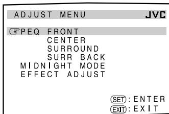 JVC RX-DP20 - On the TV screen - 1