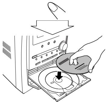 JVC UX-S77E - Zum Einsetzen einer Disk - 6