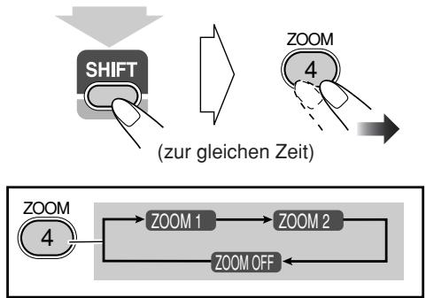 JVC UX-S77E - Wechseln Sie die Vergrößerung. - 1