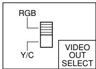 JVC UX-S77E - Kiezen van het videosignaal - 1