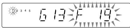 ①2 3 4 5 G 13 F 19