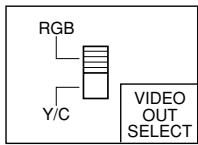 JVC UX-S77E - Zum Wählen des Videosignals - 1