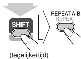 SHIFT (REPEAT A-B REPEAT (tegelijkertijd)