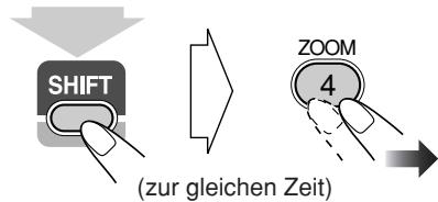 SHIFT (zur gleichen Zeit) ZOOM 4