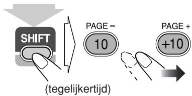 SHIFT PAGE - 10 PAGE + +10 (tegelijkertijd)