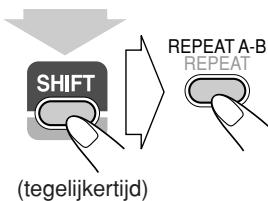 SHIFT (REPEAT A-B REPEAT (tegelijkertijd)