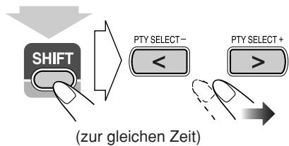 JVC UX-S77E - Wählen Sie einen PTY-Code. - 1