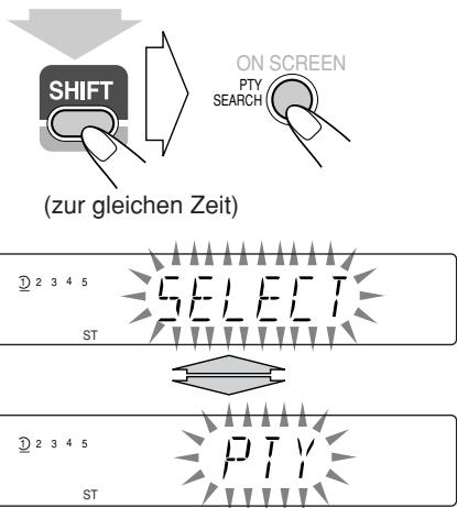 SHIFT ON SCREEN PTY SEARCH (zur gleichen Zeit) SELECT ST PTY ST