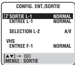 JVC HR-DVS2EU - Réglage de SORTIE L-1 et ENTREE L-1 - 1
