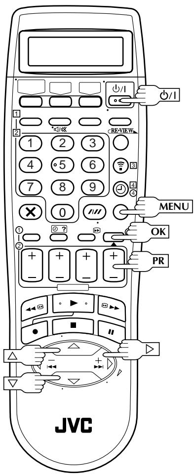 JVC HR-DVS2EU - Réglage du tuner - 1
