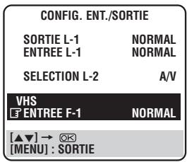 JVC HR-DVS2EU - Réglage VHS ENTREE f-1 - 1