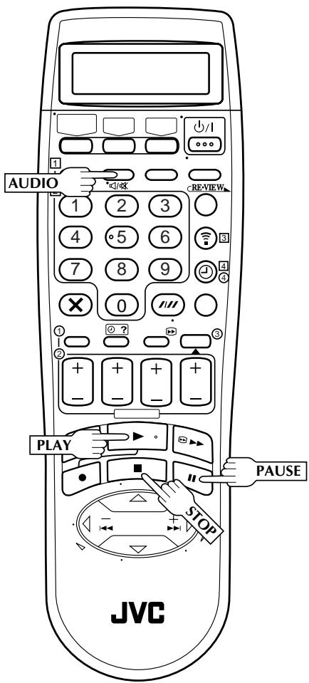 JVC HR-DVS2EU - Regler le mode d'entree - 1
