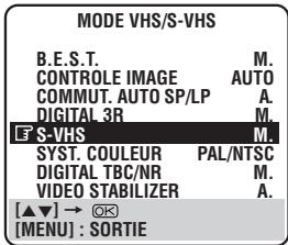 JVC HR-DVS2EU - Selectionner le mode s-vhs - 1