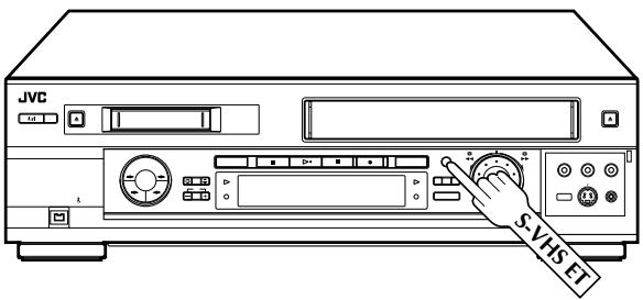 JVC HR-DVS2EU - Selectionner le mode s-vhs - 2