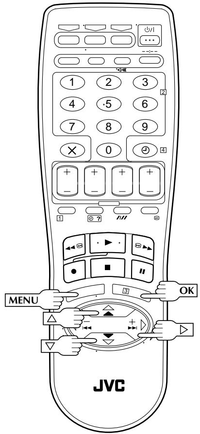 JVC HR-J658E - Avoir ACCES a l'ecran "reglage de l'horloge" - 3