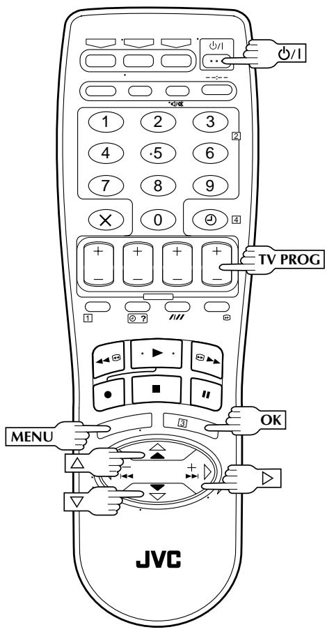 JVC HR-J758EH - Réglage du tuner - 1